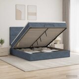  Krevet od pjene s madracem i LED-om Tamnosiva 180 x 200 cm | shoptok.hr