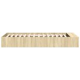  Okvir za krevet boja hrasta 90x200 cm konstruirano drvo | shoptok.hr