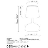 Opviq Stona lampa Bulbous-15457, Zlatno-bijela | Eponuda.ba