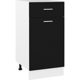vidaXL Donji ormarić s ladicom crni 40 x 46 x 81,5 cm od iverice | shoptok.hr