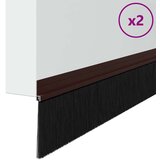  Samoljepljivi pečati za vrata 2 pcs Smeđa 100 cm | shoptok.hr