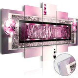  Slika na akrilnom staklu - Cyclamen Dream [Glass] 200x100 | shoptok.hr