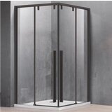 Karag Tuš kabina Santorini 100 Nero - 90x100 | Shoptok.si