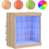  Komoda s LED svjetlima boja hrasta sonome 60 5x37x67 cm | shoptok.hr