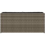  Vrtne sadilice s 2 posude 2 kom sive 90 x 20 x 40 cm poliratan | Eponuda.com