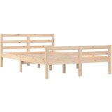  Posteljni okvir iz trdnega lesa 140x190 cm, (20601689) | Shoptok.si