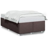 Furnova Posteljni okvir brez vzmetnice temno rjav 120x200 cm blago, (21939300) | Shoptok.si