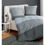 Janine POSTELJNINA 200/200 cm mako saten srebrne barve | Shoptok.si