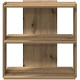  Regal za knjige s 3 razina boja hrasta 60x30x60 cm drveni | Eponuda.com