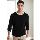 Dewberry 60226 Knitwear Menswear Sweater-BLACK