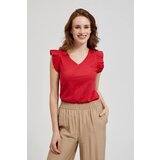 Marisse Women's Blouse L-Ts-4406 Red Cene