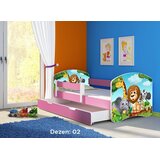 ACMA Krevet za decu Pink sa fiokom 160x80 2 02 | Eponuda.com