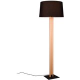 Tri O Crna/u prirodnoj boji stojeća svjetiljka s tekstilnim sjenilom (visina 150 cm) Rahul – | shoptok.hr