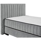 MID.YOU POSTELJA Z VZMETNICO 120 cm x 200 cm , tekstil, leseni material antracit | Shoptok.si