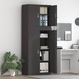  Ormarić za pohranu 2 kom. Crna 80 x 40 x 210 cm Čelik | shoptok.hr