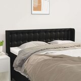  Uzglavlje s ušima crni 147x16x78/88 cm od umjetne kože Cijene