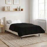  Ljetni pokrivač Crna 140 x 200 cm Mikrofibra i teddy flis - Crna 140 x 200 cm | shoptok.hr