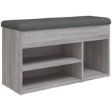 Maison Chic Klop za čevlje - Sedež za čevlje siva sonoma 82x32x45,5 cm inženirski les, (21776424) Cene