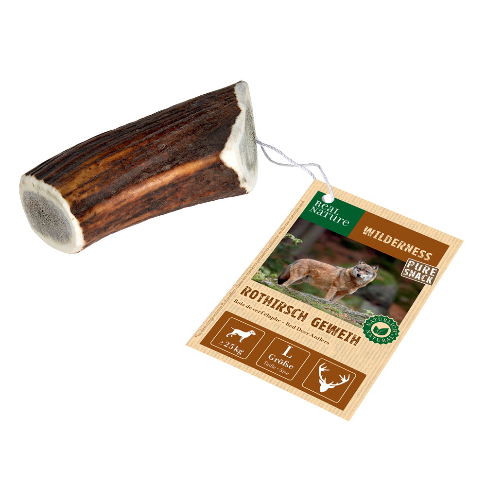 Real Nature poslastica za pse Wilderness jelenji rogovi L cca 120 g Cijene