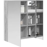  Kupaonski ormar s ogledalom Siva Sonoma 60 x 14,5 x 70 cm | shoptok.hr