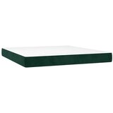 Krevet s oprugama i madracem tamnozeleni 180x200 cm baršunasti | shoptok.hr