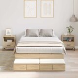  Krevet s ladicama Sonoma hrast 120 cm Konstruirano drvo | shoptok.hr