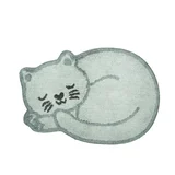 Svijetlo plavi pamučan dječji tepih 43x60 cm Sleeping Cat –