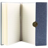  Uredska A5 bilježnica na magnet obložena tamno sivim koricama | shoptok.hr