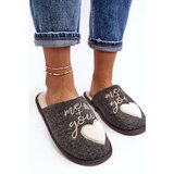 Boto Women's Classic Slip-on Slippers Gray Mabira Fleece-lined | Shoptok.si