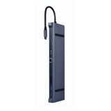 Docking station GEMBIRD USB adapter Type-C 10-in-1 multi-port adapter (USB hub+HDMI+VGA+PD+card reader+LAN+3.5mm), A-CM-COMBO10-01 | Eponuda.ba