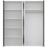 XXXL Omara Za Oblačila Jan, Bela, Antracit | Shoptok.si