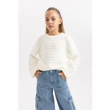 Defacto girl's Regular Fit Crew Neck Sweater Cene