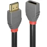 HDMI produžetak 3.00 m 36478 pozlaćeni kontakti antracitna boja, crna, crvena [1x muški konektor HDMI - 1x ženski