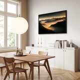  Slika - Mountain Breath (1 Part) Wide - Third Variant 60x40 U crnom drvenom okviru | shoptok.hr