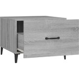  Stolići za kavu s metalnim nogama 2 kom boja hrasta 50x50x40 cm | shoptok.hr