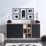 Woody Fashion VEİT OakBlack Console Cene