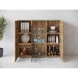 P & B Visoka Komoda Vera 120, Barva Hrasta, Led | Shoptok.si