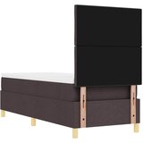  Krevet s opruga kutije Tamno smeđa 80 x 200 cm tkanina | shoptok.hr