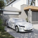 vidaXL Navlaka za pola automobila s kukama srebrna L | shoptok.hr