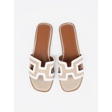 SEASTAR White women's flip-flops on a flat sole | Shoptok.si