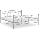  Posteljni okvir siv kovinski 180x200 cm | Shoptok.si