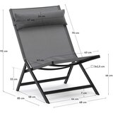 Kave Home Siva metalna vrtna fotelja Canutells – | shoptok.hr