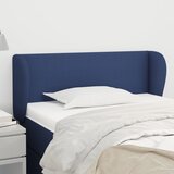 vidaXL Vzglavje z ušesi moder 103x23x78/88 cm blago Cene