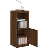 Komoda s LED svjetlima boja smeđeg hrasta 41x37x100 cm | shoptok.hr