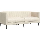 vidaXL Sedežna garnitura 3-delna krem blago, (21113687) | Shoptok.si