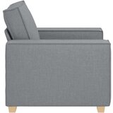 vidaXL Sofa fotelja svijetlo siva 60 cm tkanina | shoptok.hr