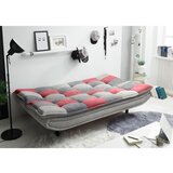 MID.YOU ZOFA S POSTELJNO FUNKCIJO, umazano rjava, barve gozdnih sadežev, temno siva tekstil, leseni material | Shoptok.si