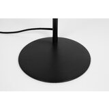 White Label Črna namizna svetilka s tekstilnim senčilom (višina 71 cm) Jaylee – | Shoptok.si