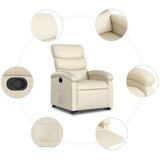  Naslonjač na podizanje od umjetne kože krem | Eponuda.com