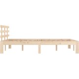  Posteljni okvir iz trdnega lesa 135x190 cm, (20906071) | Shoptok.si